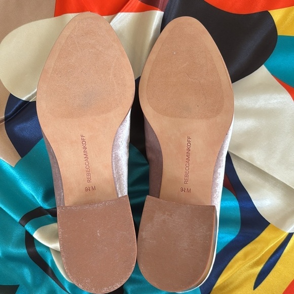 Brand New Rebecca Minkoff Edie Velvet Tassel Loafers Stacked Heel Slip On Shoes - Picture 13 of 16